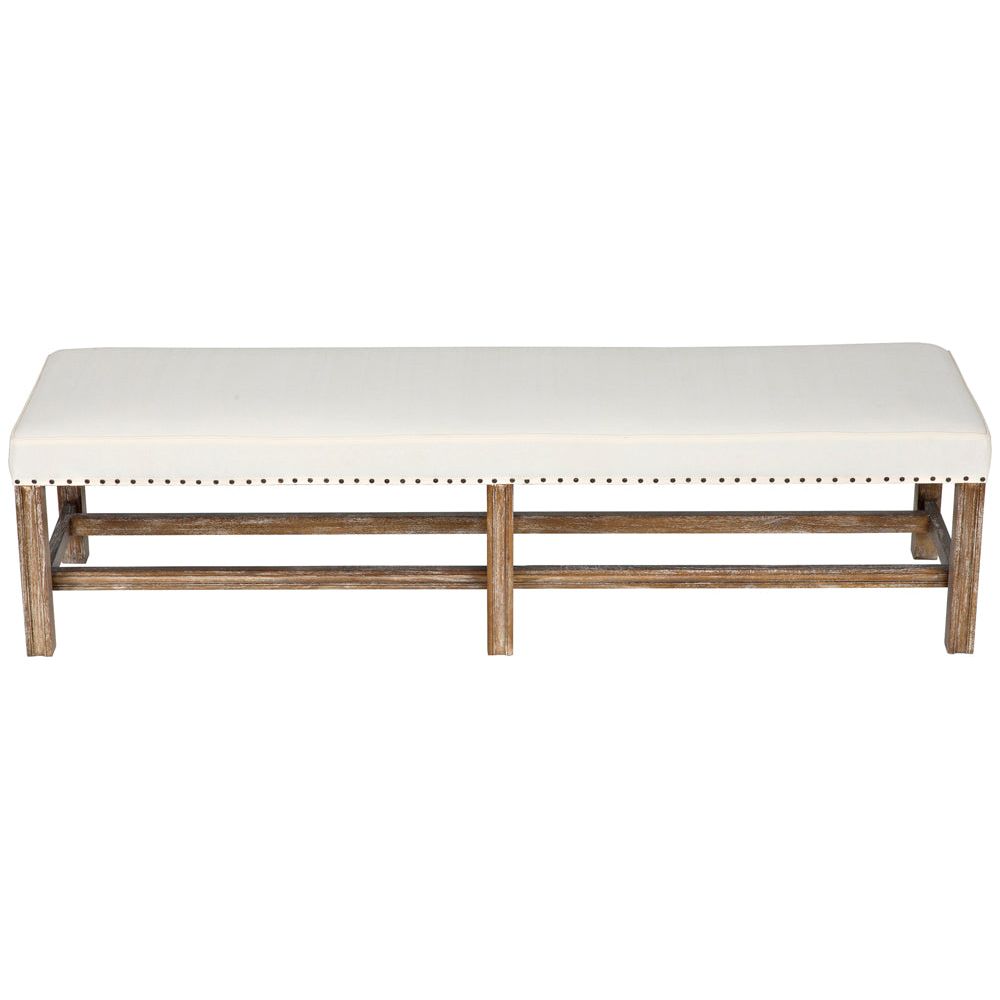 Sweden Bench, Grey Wash by NOIR
