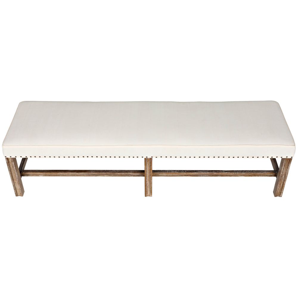 Sweden Bench, Grey Wash by NOIR