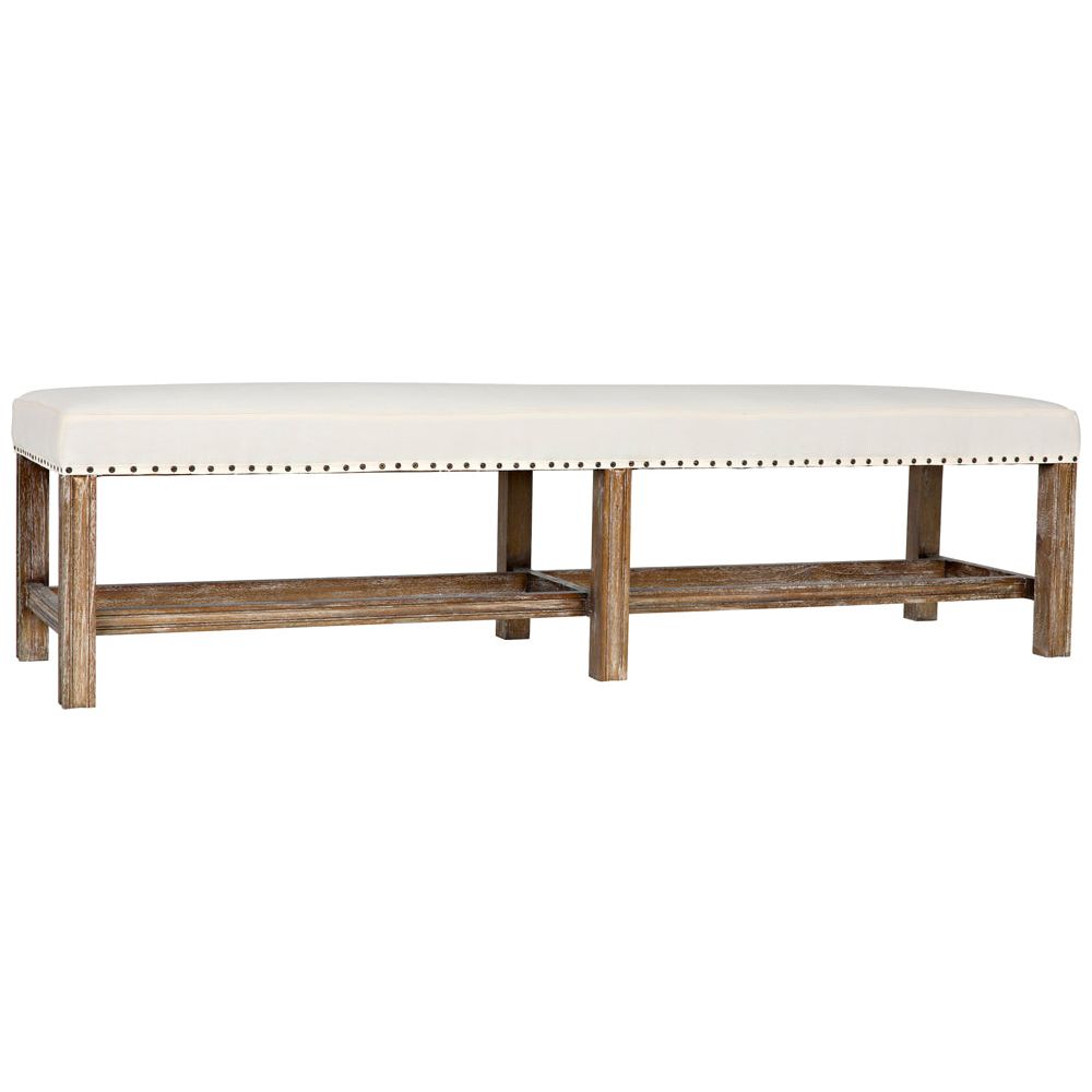 Sweden Bench, Grey Wash by NOIR