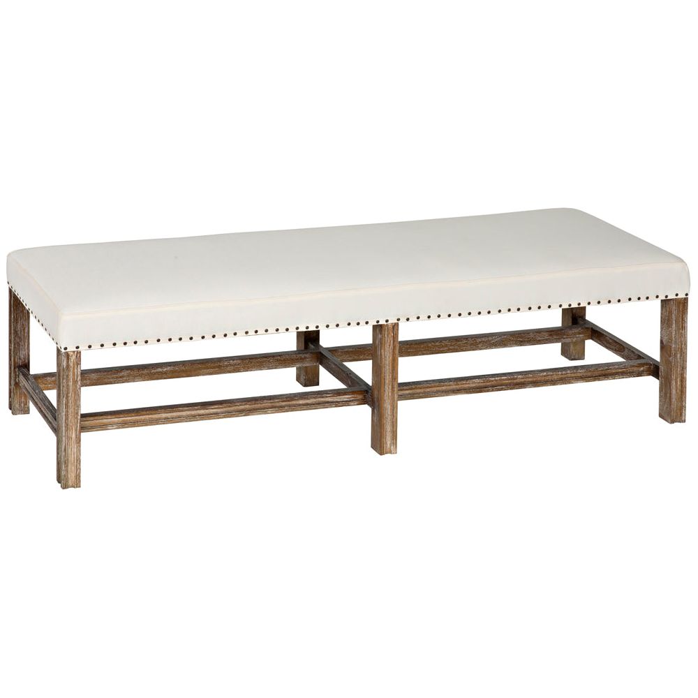 Sweden Bench, Grey Wash by NOIR