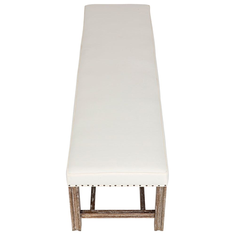 Sweden Bench, Grey Wash by NOIR