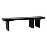 Kir Bench, Hand Rubbed Black by NOIR