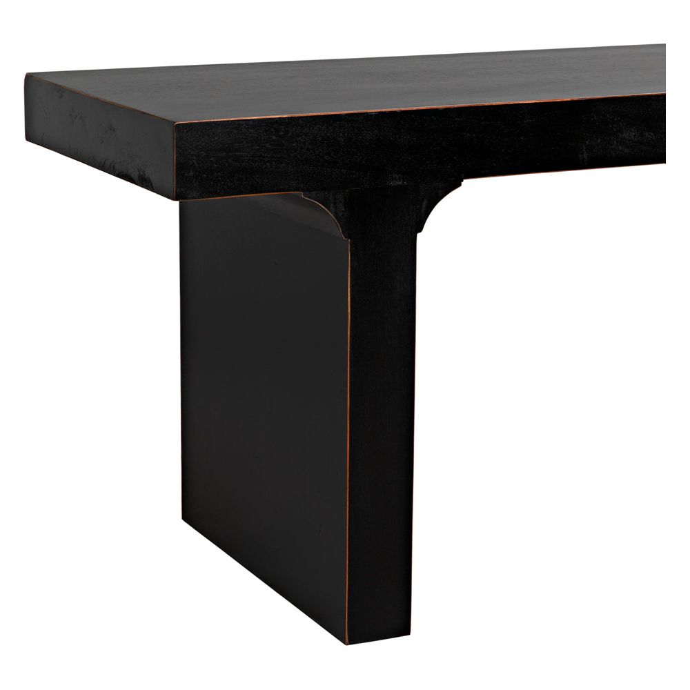 Kir Bench, Hand Rubbed Black by NOIR