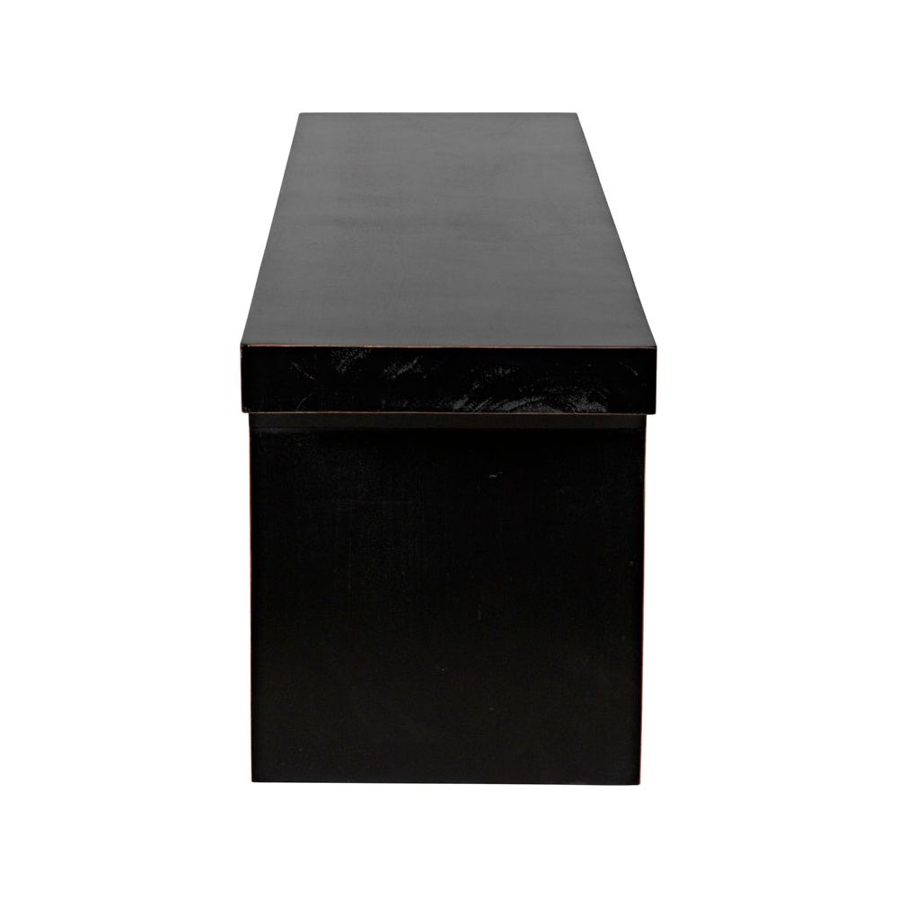 Kir Bench, Hand Rubbed Black by NOIR