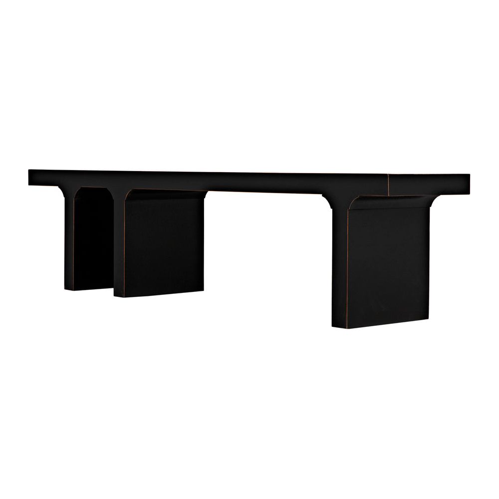 Kir Bench, Hand Rubbed Black by NOIR