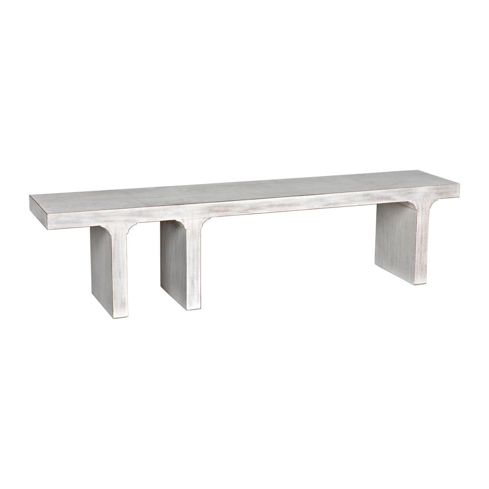 Kir Bench, White Wash by NOIR