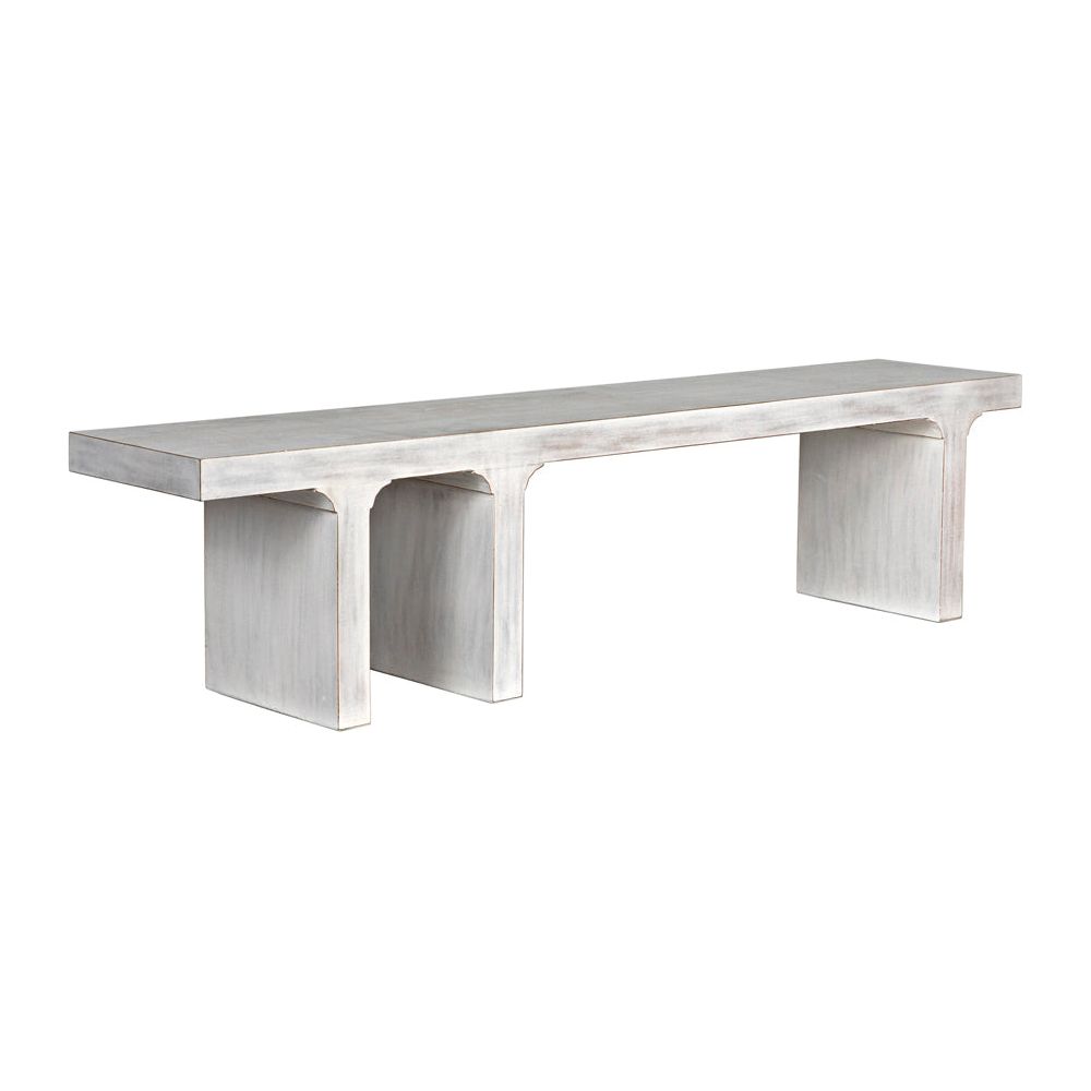 Kir Bench, White Wash by NOIR