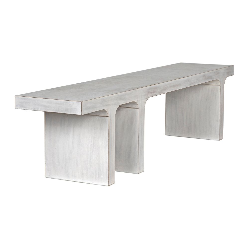 Kir Bench, White Wash by NOIR