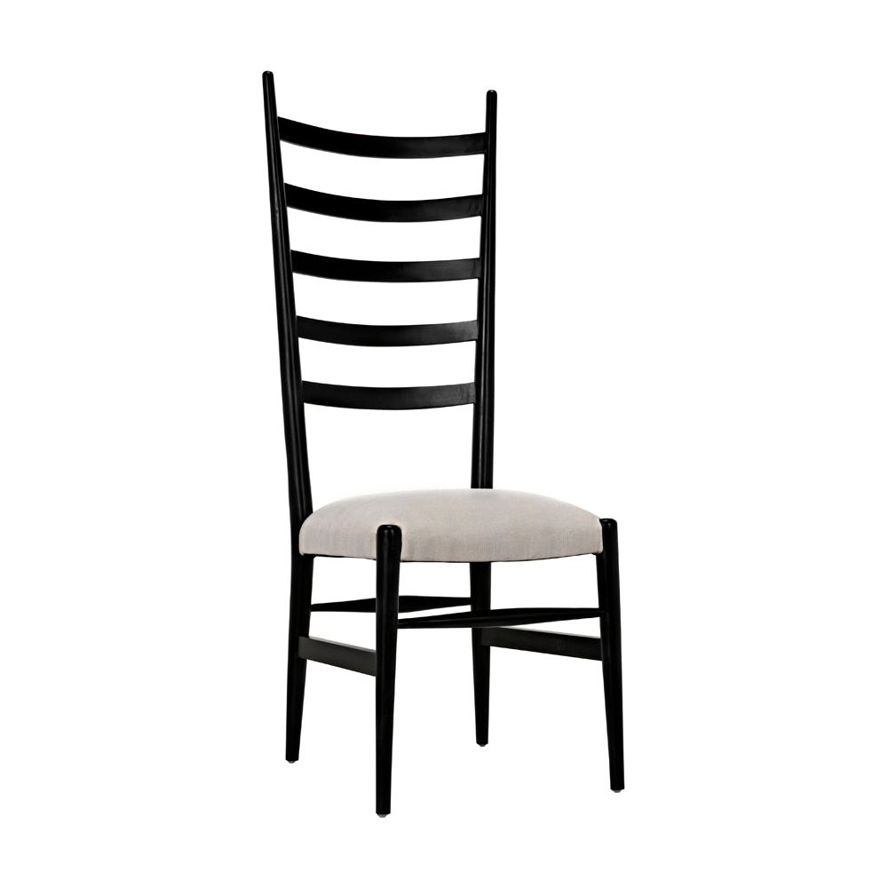 Ladder Chair, Hand Rubbed Black by NOIR