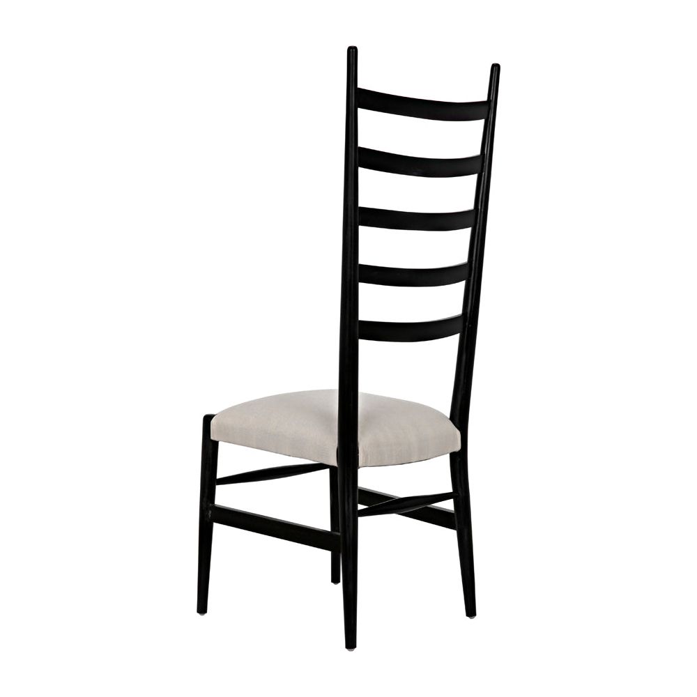 Ladder Chair, Hand Rubbed Black by NOIR