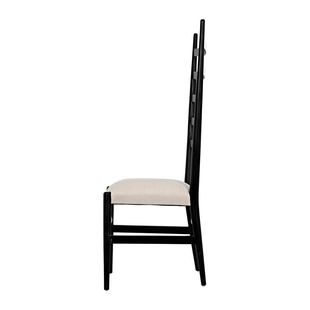 Ladder Chair, Hand Rubbed Black by NOIR