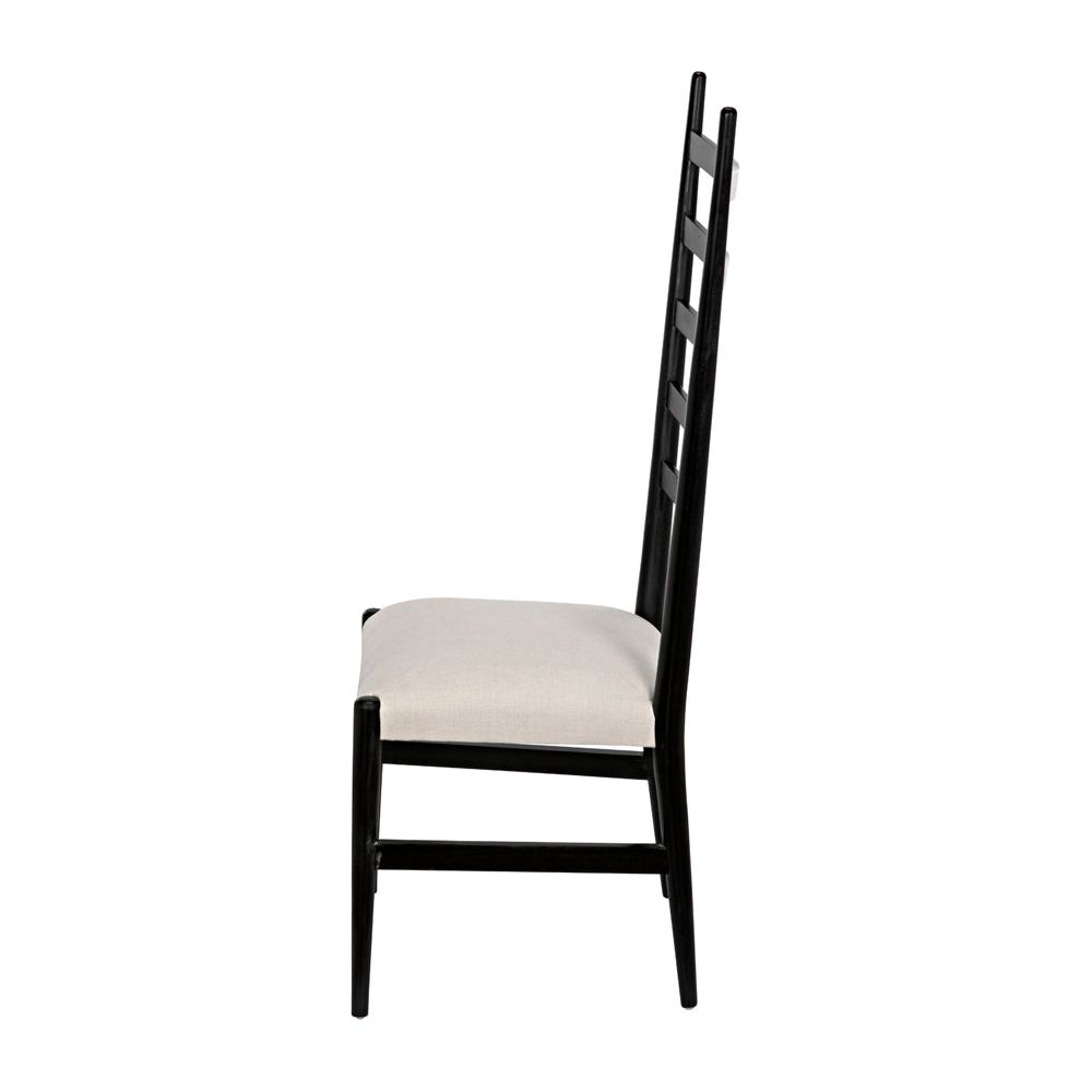 Ladder Chair, Hand Rubbed Black by NOIR