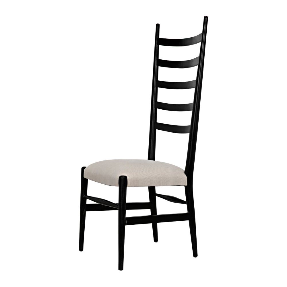 Ladder Chair, Hand Rubbed Black by NOIR