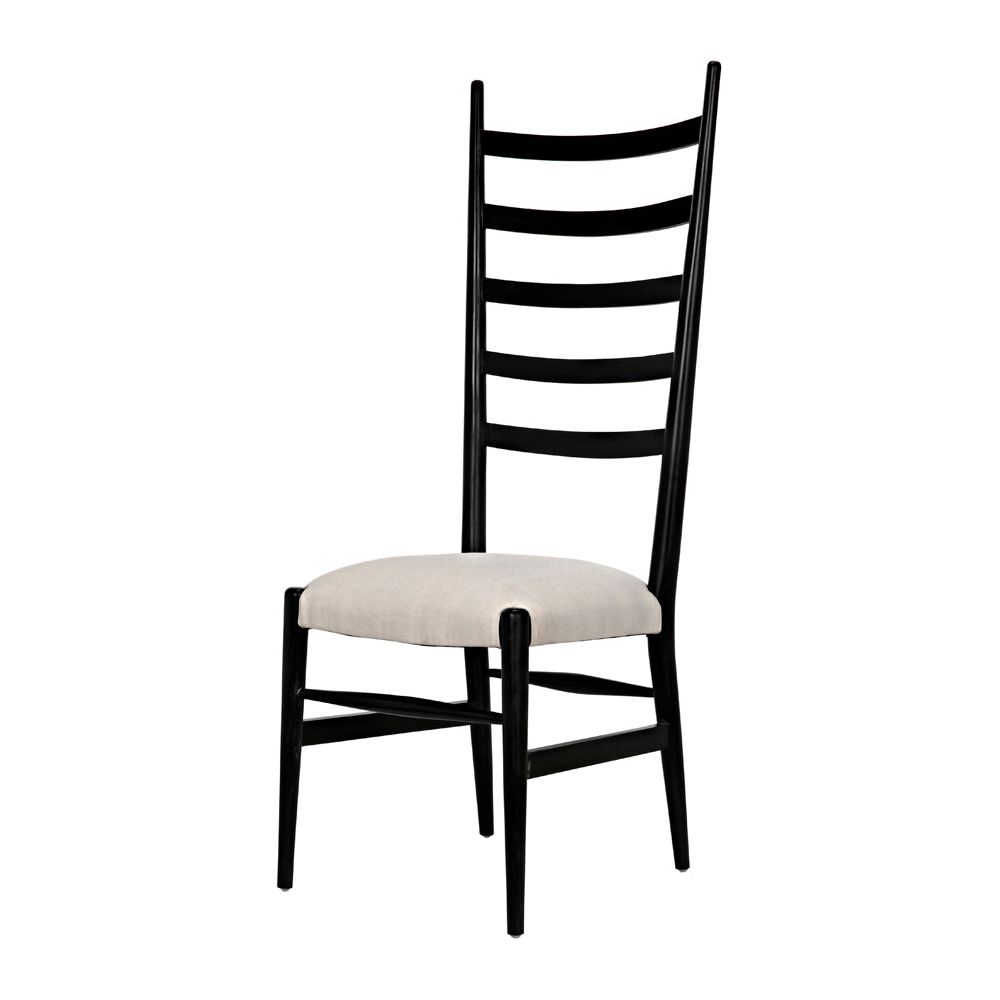 Ladder Chair, Hand Rubbed Black by NOIR