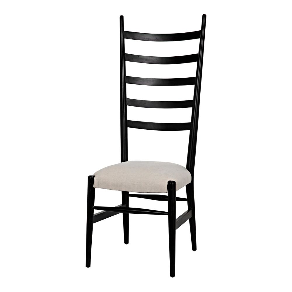 Ladder Chair, Hand Rubbed Black by NOIR