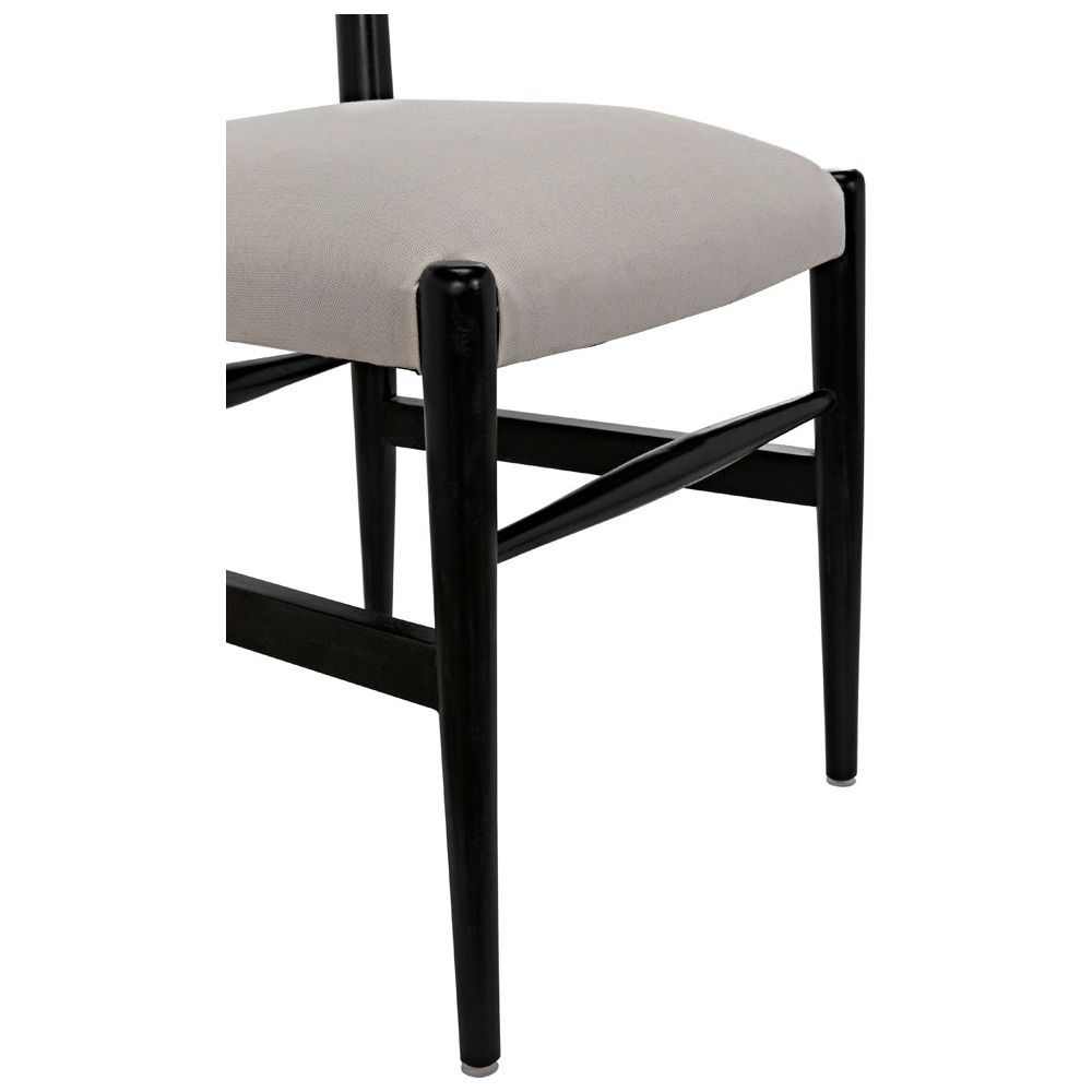 Ladder Chair, Hand Rubbed Black by NOIR