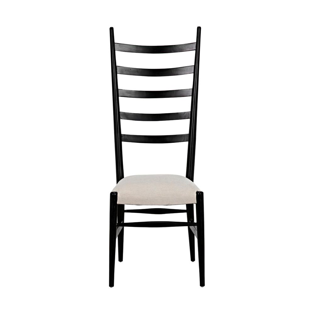 Ladder Chair, Hand Rubbed Black by NOIR