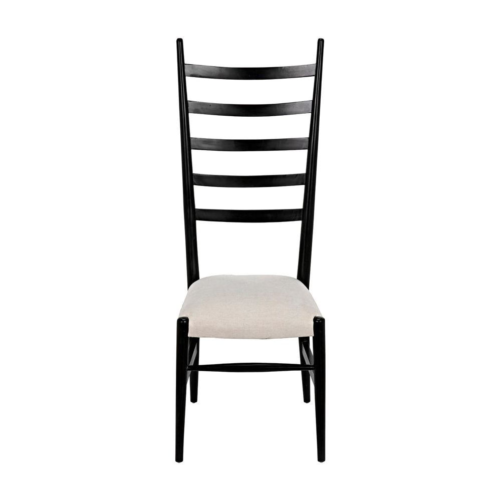 Ladder Chair, Hand Rubbed Black by NOIR