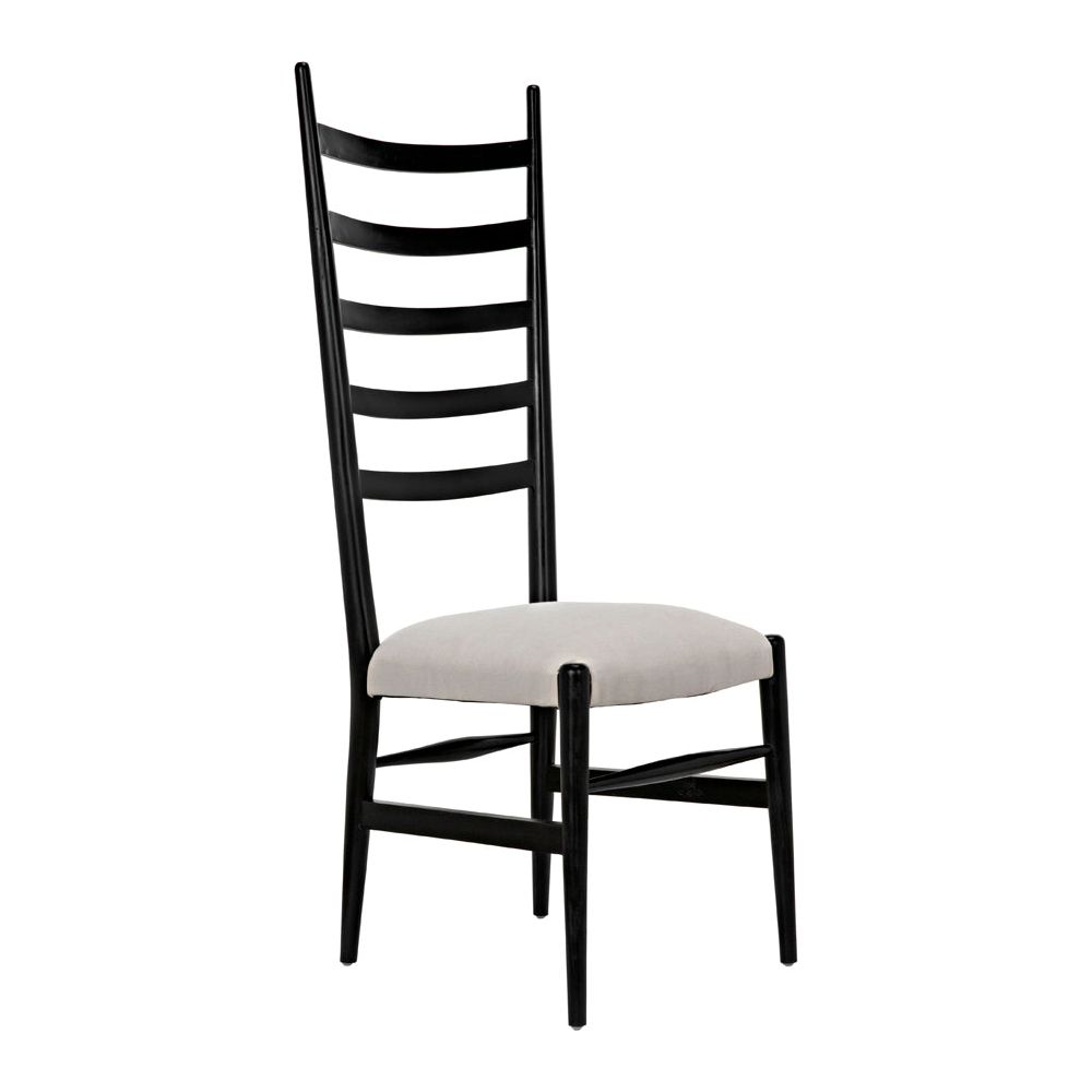 Ladder Chair, Hand Rubbed Black by NOIR