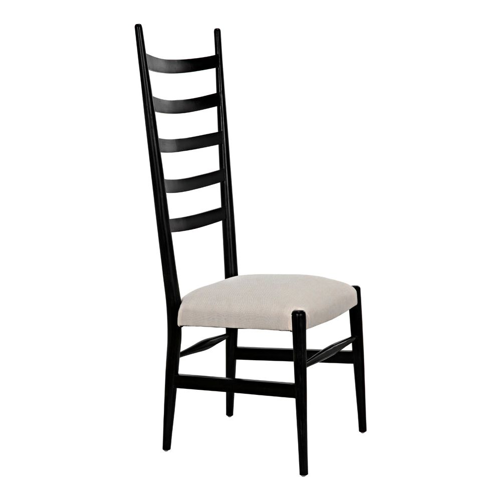 Ladder Chair, Hand Rubbed Black by NOIR