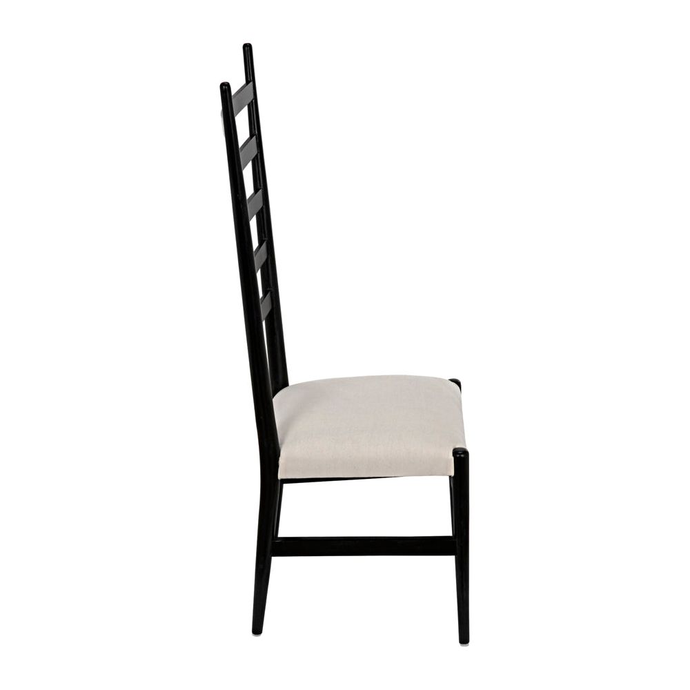 Ladder Chair, Hand Rubbed Black by NOIR