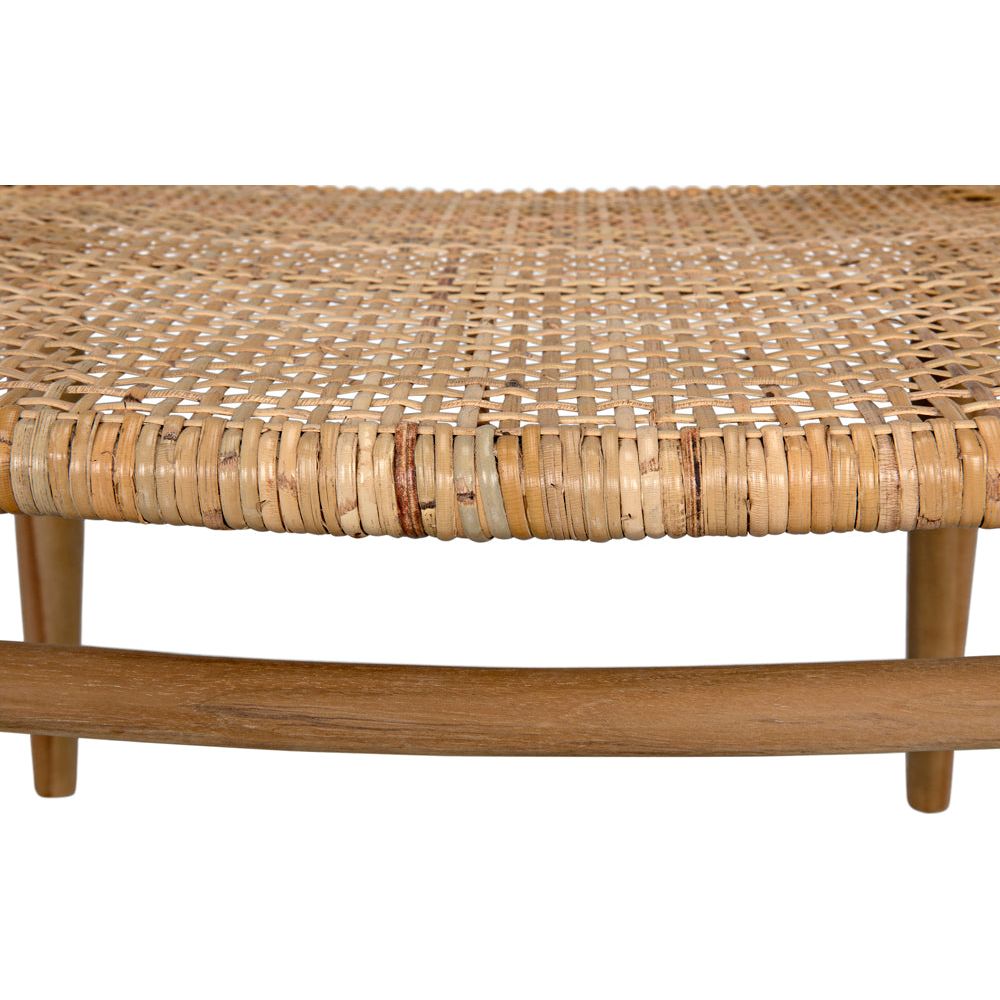 Finley Chair with Rattan, Teak by NOIR