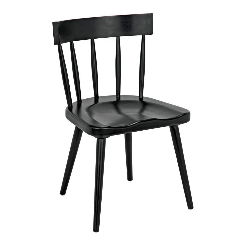 Esme Chair, Hand Rubbed Black by NOIR