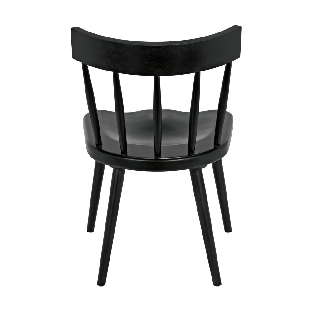 Esme Chair, Hand Rubbed Black by NOIR