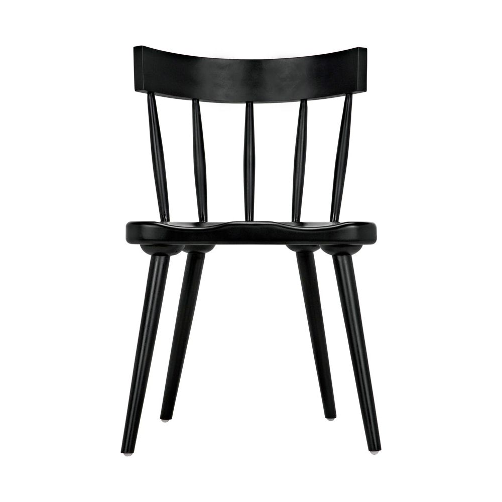 Esme Chair, Hand Rubbed Black by NOIR