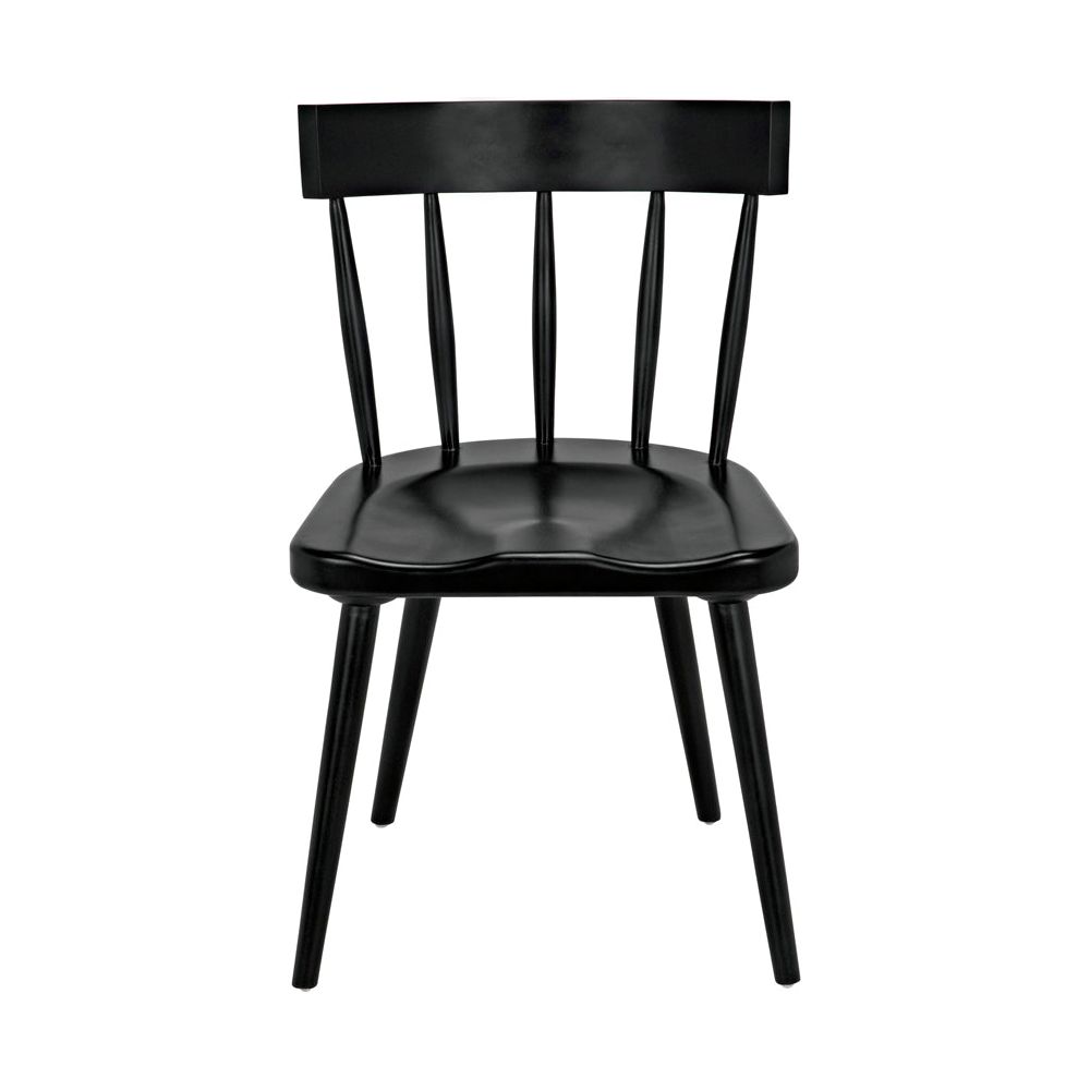 Esme Chair, Hand Rubbed Black by NOIR