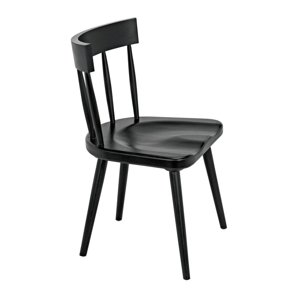Esme Chair, Hand Rubbed Black by NOIR