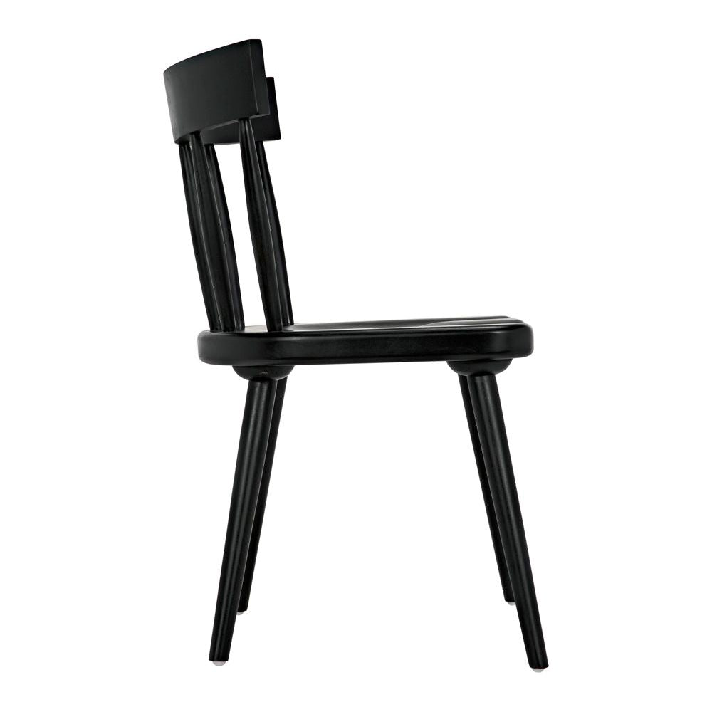 Esme Chair, Hand Rubbed Black by NOIR