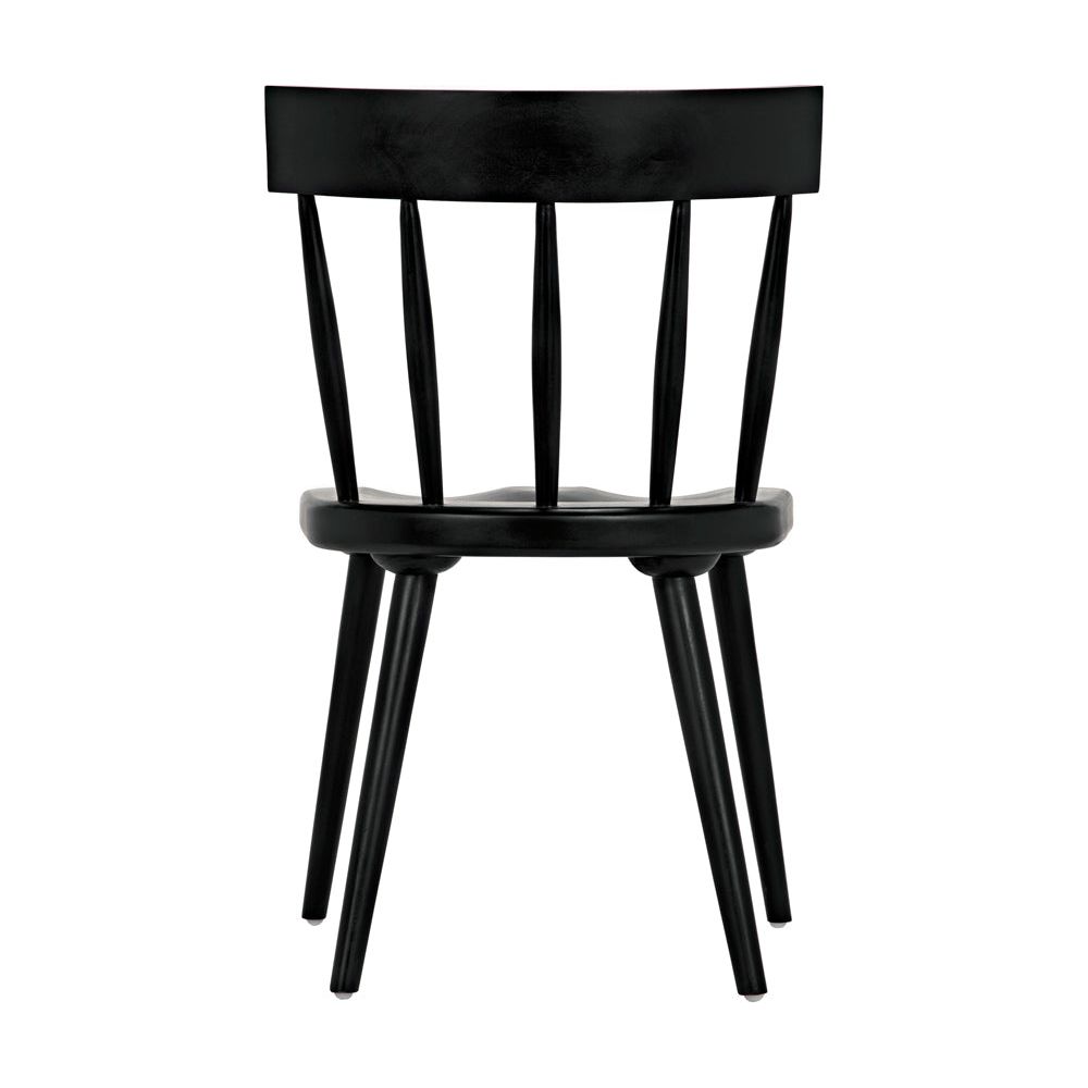 Esme Chair, Hand Rubbed Black by NOIR