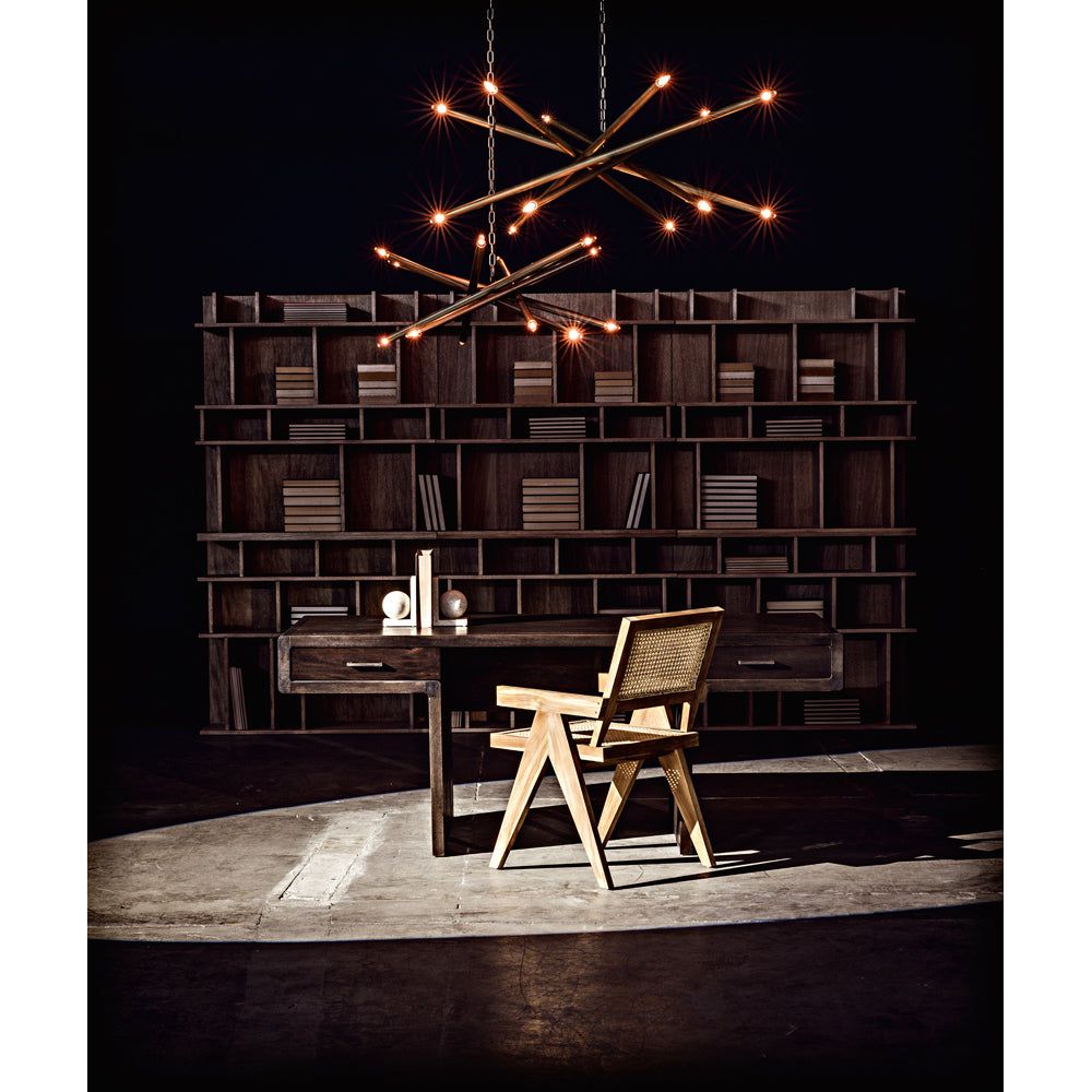 Jude Chair with Caning, Teak by NOIR