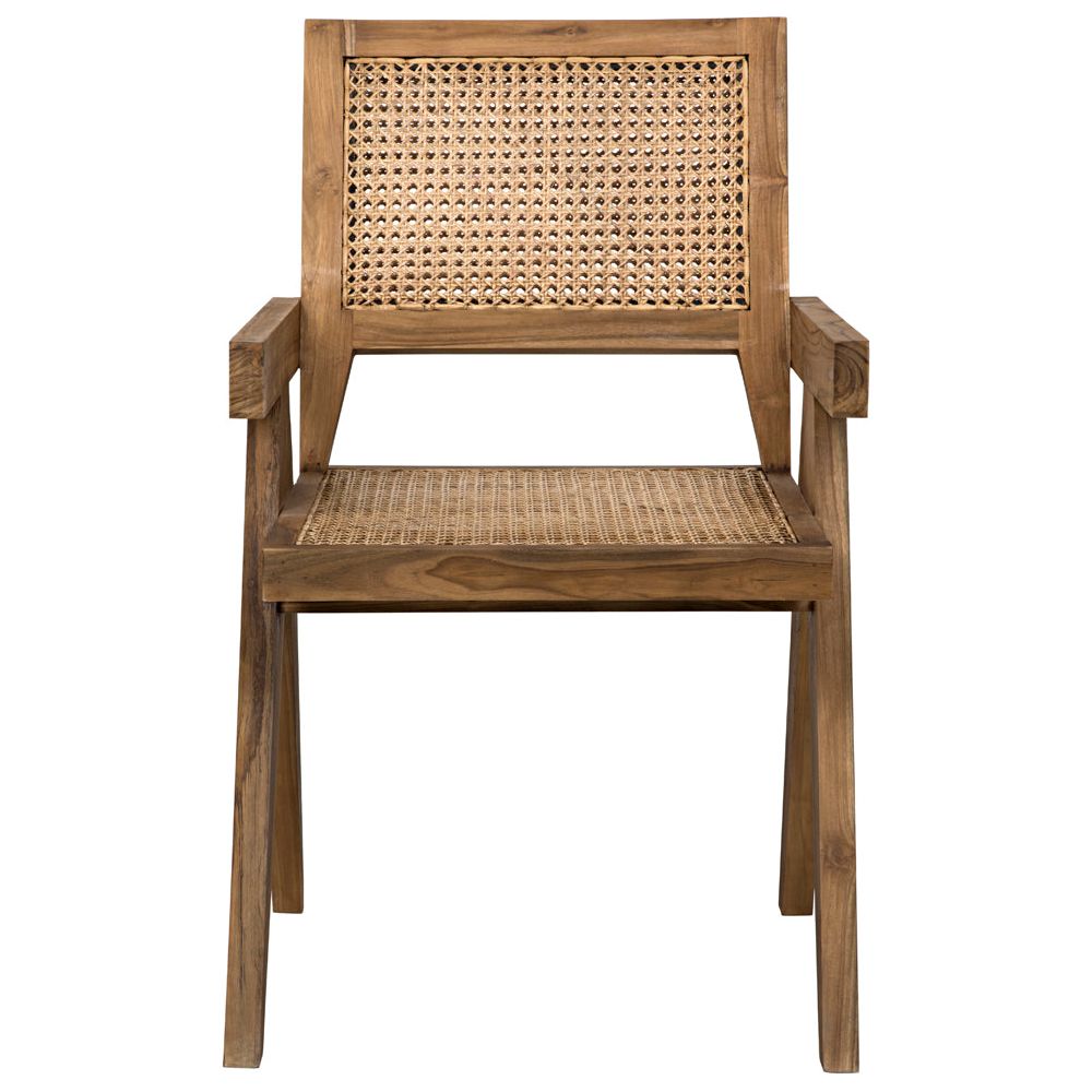Jude Chair with Caning, Teak by NOIR