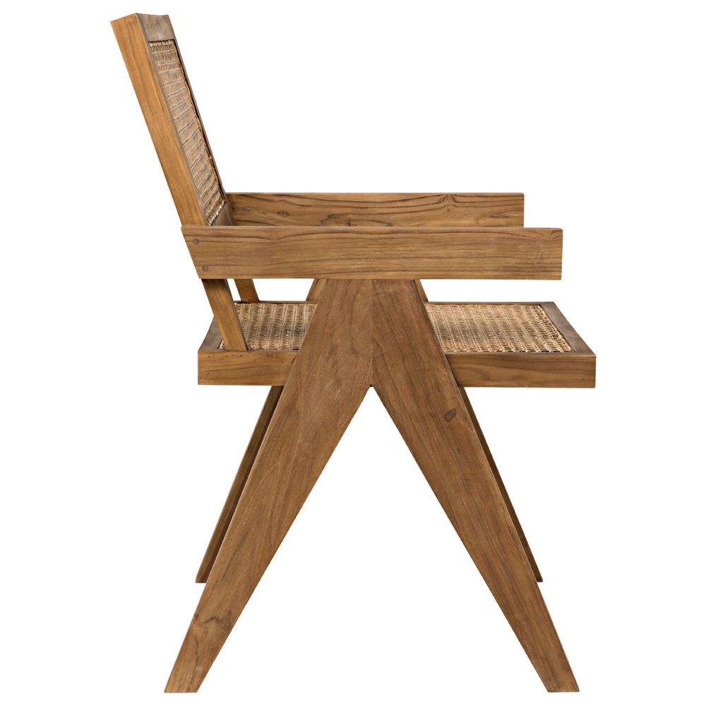 Jude Chair with Caning, Teak by NOIR