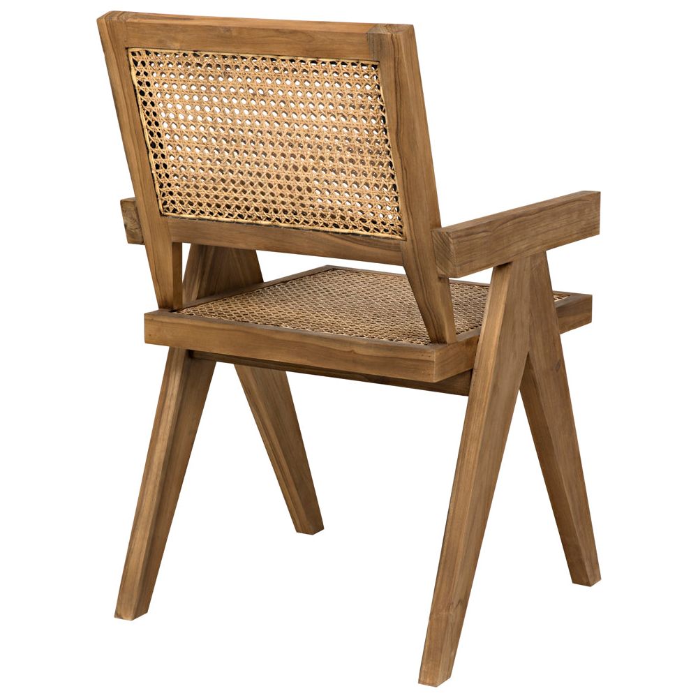 Jude Chair with Caning, Teak by NOIR