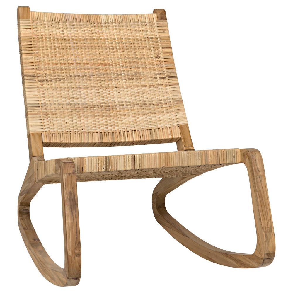Las Palmas Chair, Teak with Woven by NOIR