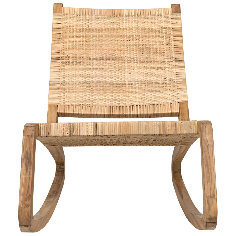 Las Palmas Chair, Teak with Woven by NOIR