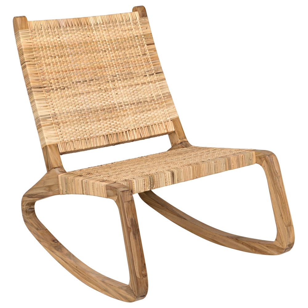 Las Palmas Chair, Teak with Woven by NOIR
