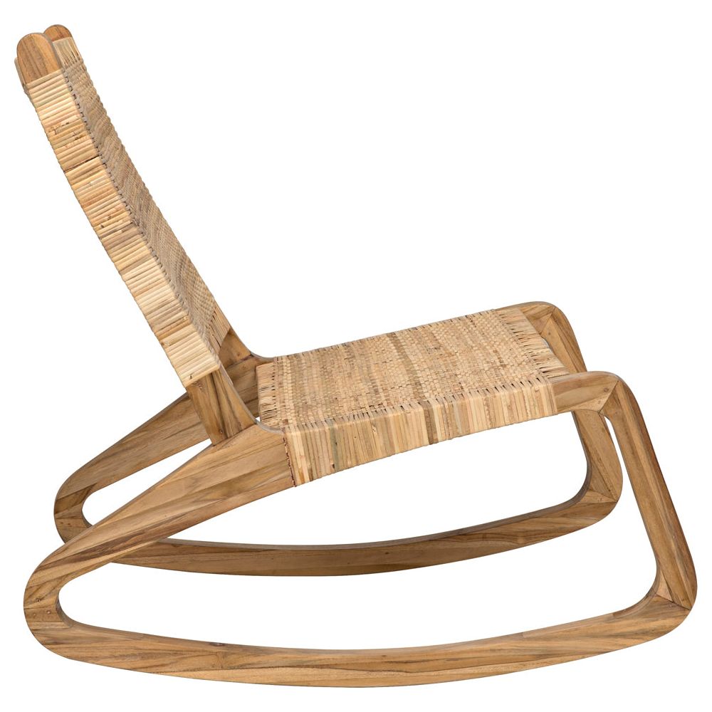 Las Palmas Chair, Teak with Woven by NOIR