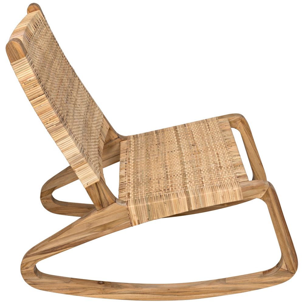 Las Palmas Chair, Teak with Woven by NOIR