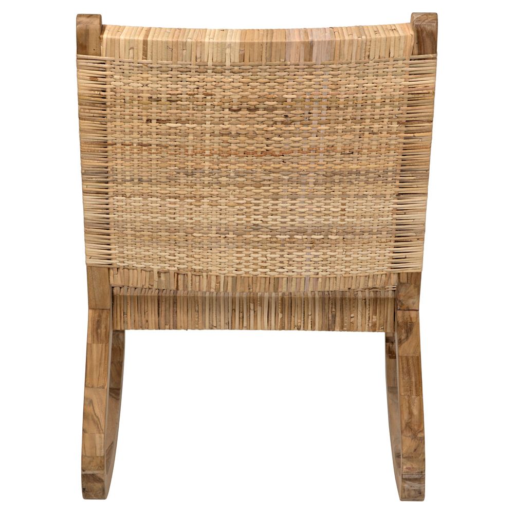 Las Palmas Chair, Teak with Woven by NOIR