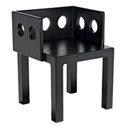 Elton Chair, Hand Rubbed Black by NOIR