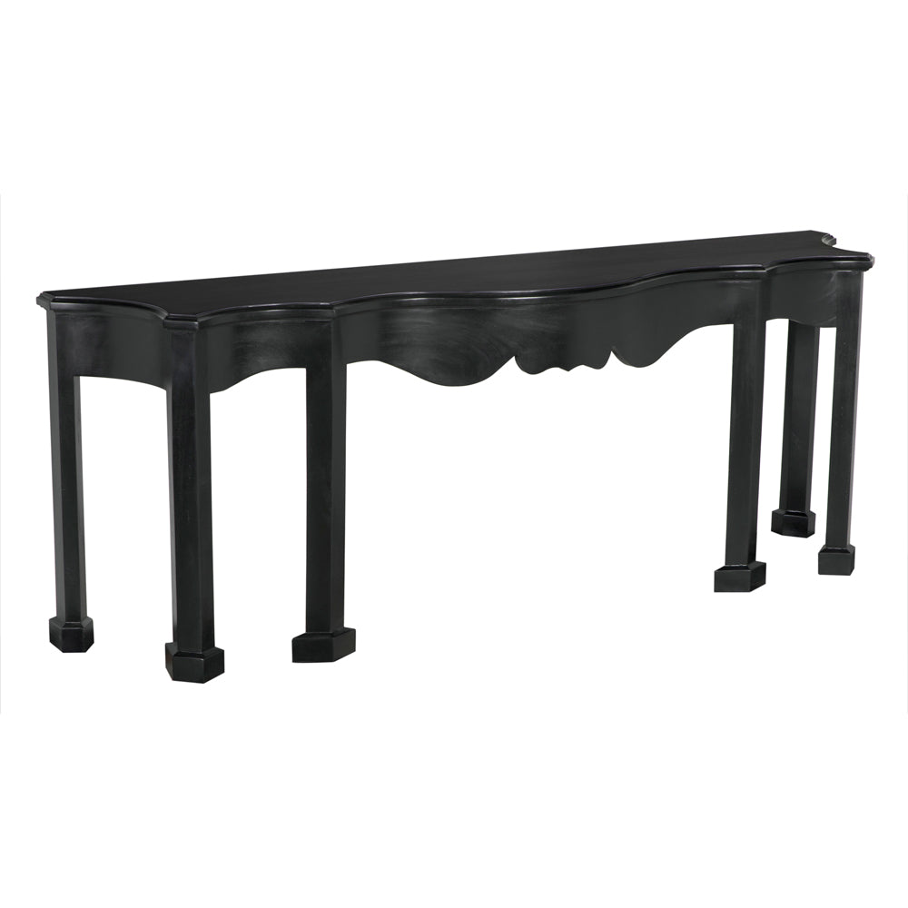 Estate Console Hand Rubbed Black by NOIR