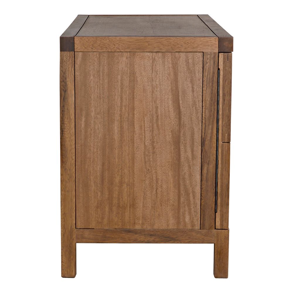 Quadrant 2 Door Sideboard, Dark Walnut by NOIR