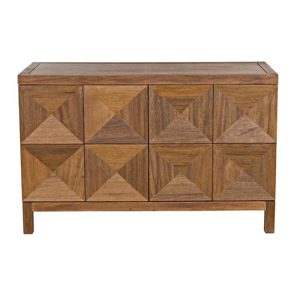 Quadrant 2 Door Sideboard, Dark Walnut by NOIR