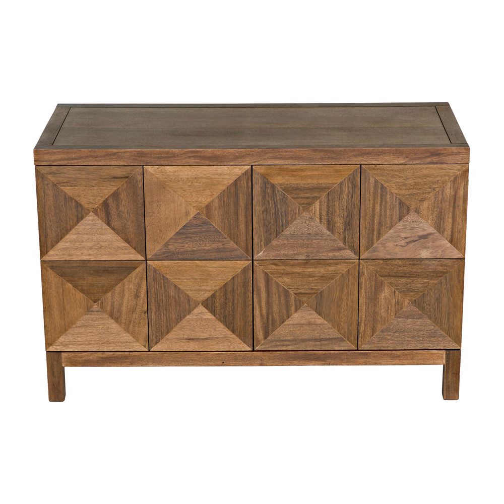 Quadrant 2 Door Sideboard, Dark Walnut by NOIR