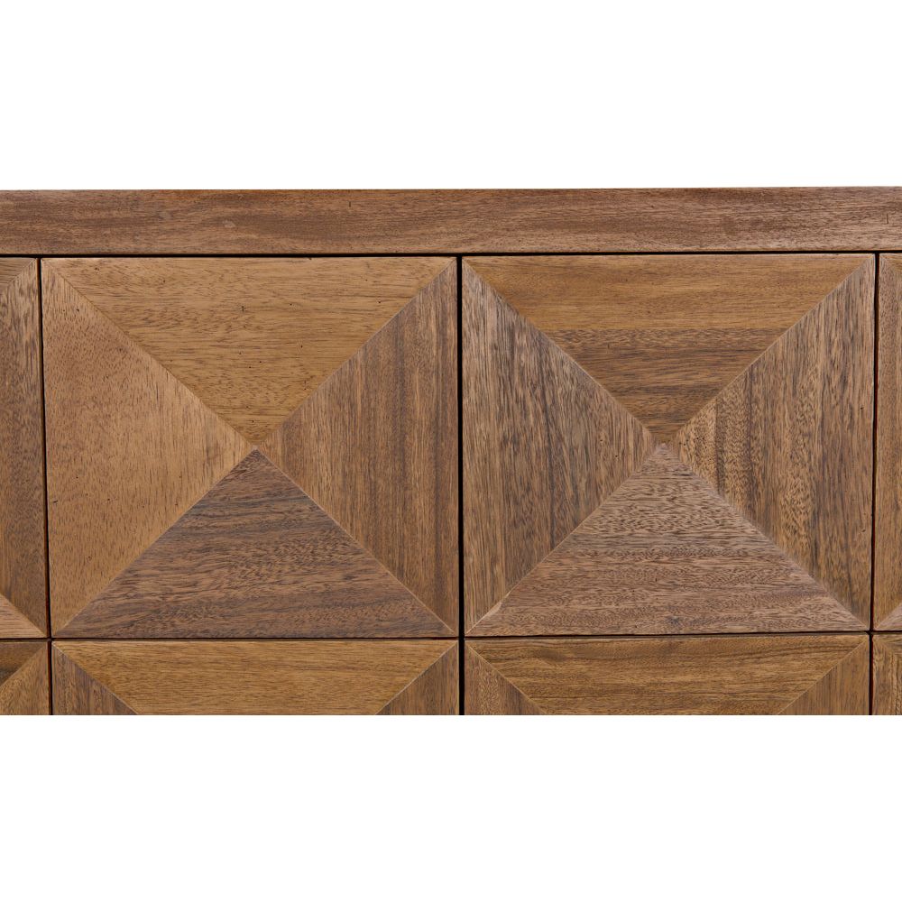 Quadrant 2 Door Sideboard, Dark Walnut by NOIR