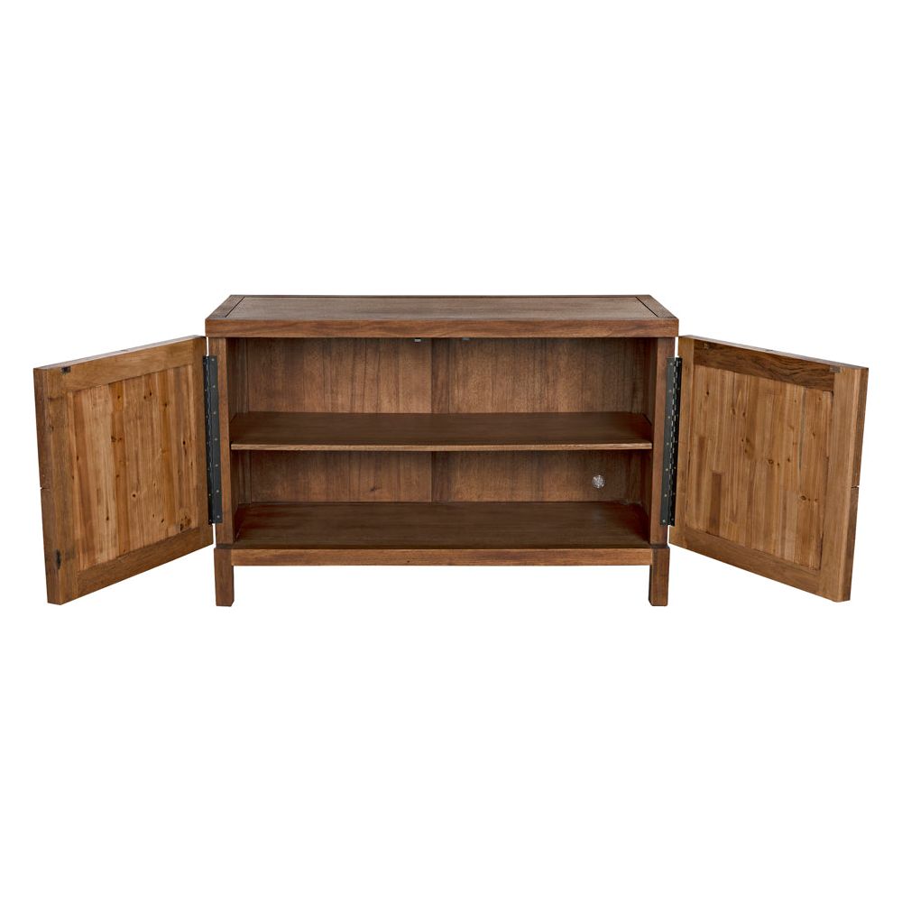 Quadrant 2 Door Sideboard, Dark Walnut by NOIR